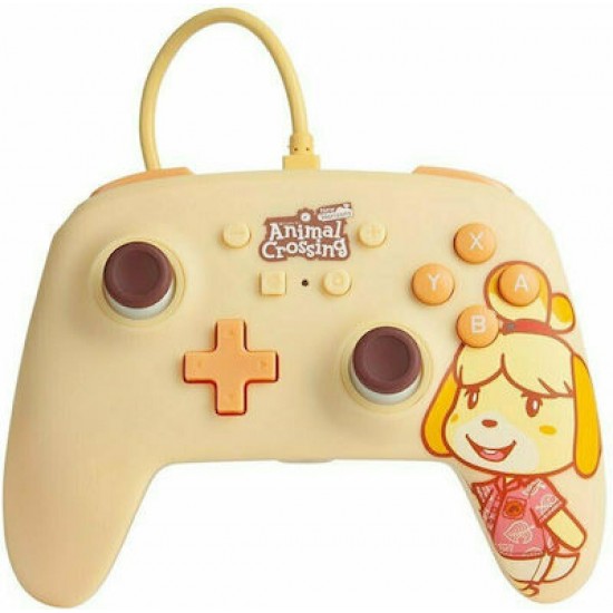 PowerA Enhanced Wired Gamepad για Switch Animal Crossing: Isabelle (1521521-01)