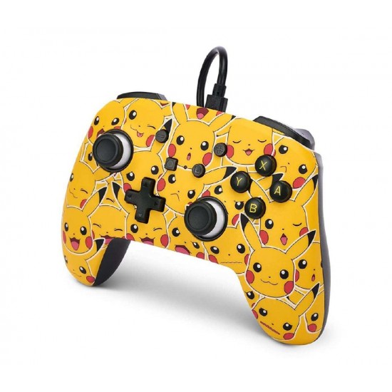 PowerA Enhanced Wired Gamepad για Switch Pikachu Moods (NSGP0083-01)