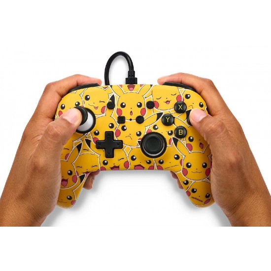 PowerA Enhanced Wired Gamepad για Switch Pikachu Moods (NSGP0083-01)