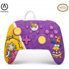 PowerA Enhanced Wired Gamepad για Switch Princess Peach Battle (NSGP0092-01)