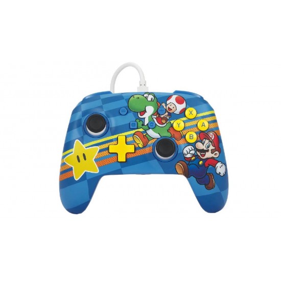 PowerA Enhanced Wired Gamepad για Switch Mushroom Kingdom Friends (NSGP0201-01)