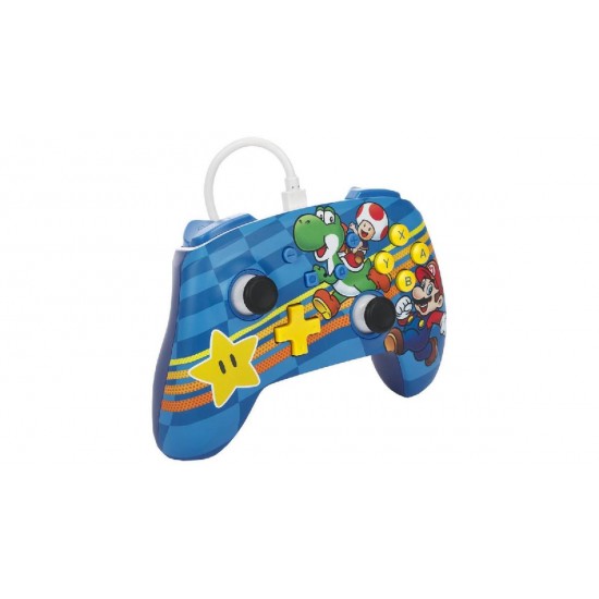 PowerA Enhanced Wired Gamepad για Switch Mushroom Kingdom Friends (NSGP0201-01)