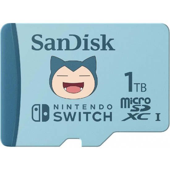 SanDisk 1TB microSD Card for Nintendo Switch Pokemon (SDSQXAO-1T00-GN6ZK)