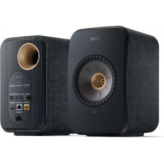 KEF LSX II Wireless HiFi System Carbon Black