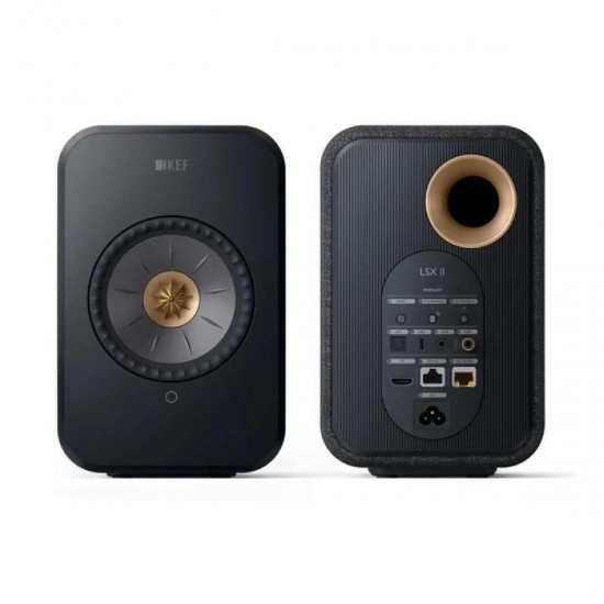 KEF LSX II Wireless HiFi System Carbon Black