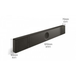 KEF XIO Soundbar (SP4083B0AA) Slate Black
