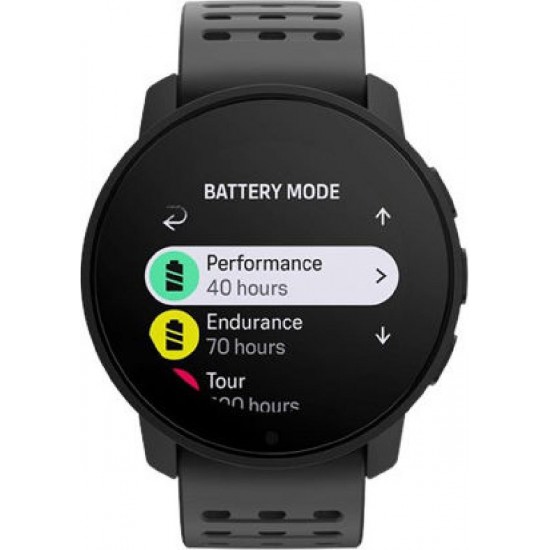 Suunto 9 Peak Pro Titanium 43mm Αδιάβροχο Smartwatch με Παλμογράφο (All Black)