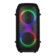 SVEN PS-800/SV-021719 black, 2.0 portable Party speaker 2x50W(RMS),backlight,Karaoke,TWS,Bluetooth,FM,USB,microSD,LED-display