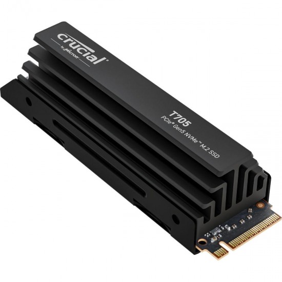 Crucial T705 with heatsink SSD 1TB M.2 NVMe PCI Express 5.0 (CT1000T705SSD5)