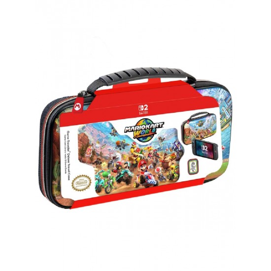 Nacon Official Licensed Deluxe Travel Case Mario Kart World For Nintendo Switch 2