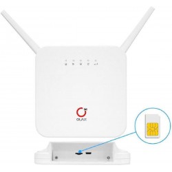 Olax AX6 Pro Ασύρματο Φορητό Hotspot 4G LTE WiFi 300Mbps 4000mAh (AX6-PRO) Λευκό