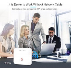 Olax AX6 Pro Ασύρματο Φορητό Hotspot 4G LTE WiFi 300Mbps 4000mAh (AX6-PRO) Λευκό