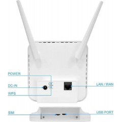 Olax AX6 Pro Ασύρματο Φορητό Hotspot 4G LTE WiFi 300Mbps 4000mAh (AX6-PRO) Λευκό