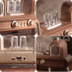 Old Street Audio AS33 Vintage Bluetooth Επιτραπέζιο Ραδιόφωνο Καφέ