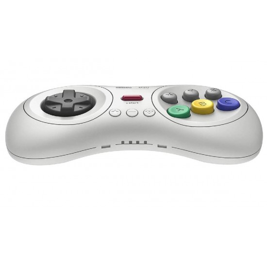 8Bitdo M30 Bluetooth Ασύρματο Gamepad για Android / PC / Switch Λευκό