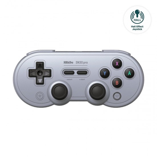 8BitDo SN30 Pro Bluetooth Gamepad Hall Effect (04375) Grey