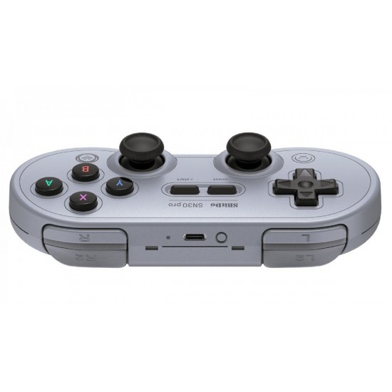 8BitDo SN30 Pro Bluetooth Gamepad Hall Effect (04375) Grey