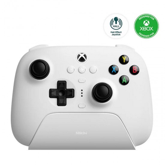8BitDo Ultimate 3-mode Controller for Xbox /Android / PC With Charging Dock (04429) White