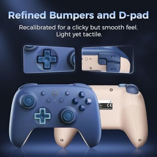 8BitDo Ultimate 2C Wireless Controller for Nintendo Switch/Windows Blue