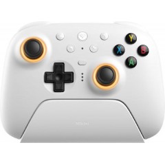 8BitDo Ultimate 2 Bluetooth Controller with Charging Dock for Nintendo Switch/Windows (04861) White
