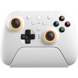 8BitDo Ultimate 2 Bluetooth Controller with Charging Dock for Nintendo Switch/Windows (04861) White