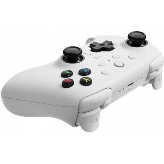 8BitDo Ultimate 2 Bluetooth Controller with Charging Dock for Nintendo Switch/Windows (04861) White