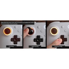 8BitDo Ultimate 2 Bluetooth Controller with Charging Dock for Nintendo Switch/Windows (04861) White
