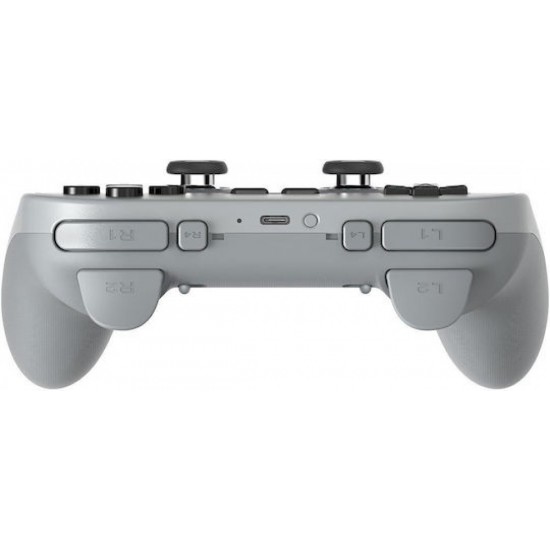 8BitDo Pro 3 Bluetooth Gamepad with Charging Dock for Switch/Windows/Android/Apple/StreamOS (04887) Gray