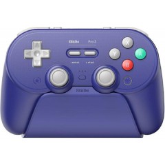 8BitDo Pro 3 Bluetooth Gamepad with Charging Dock for Switch/Windows/Android/Apple/StreamOS (04886) Purple