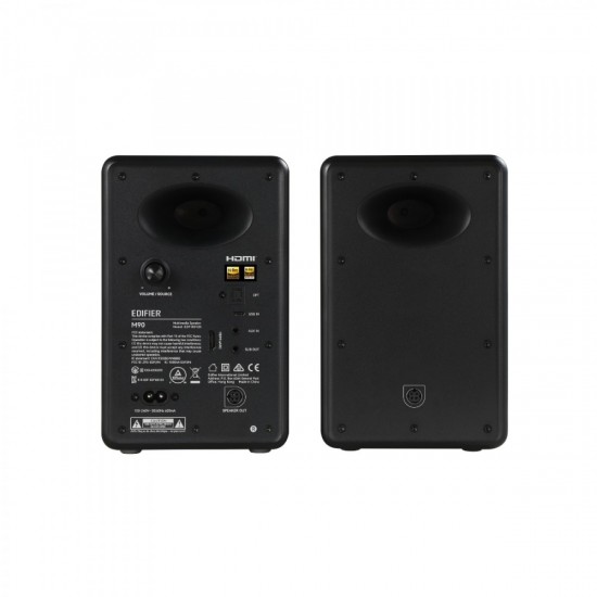 Edifier M90 Αυτοενισχυόμενα Ηχεία με Bluetooth 100W (Ζεύγος) Μαύρα
