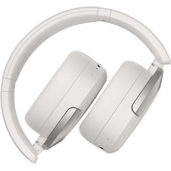Edifier W830NB Hybrid Ασύρματα / Ενσύρματα On Ear Ακουστικά Sand White