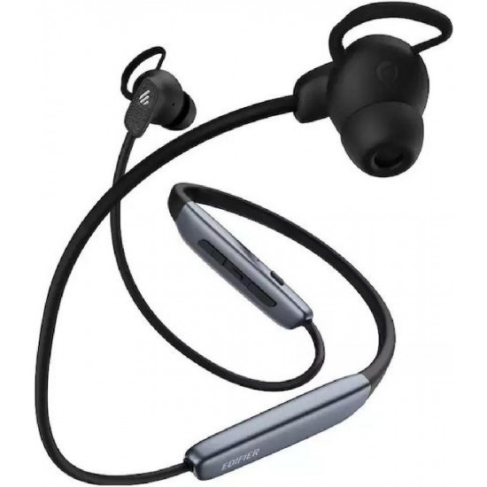 Edifier W280NB Pro In-ear Bluetooth Handsfree Ακουστικά με Αντοχή στον Ιδρώτα Μαύρα