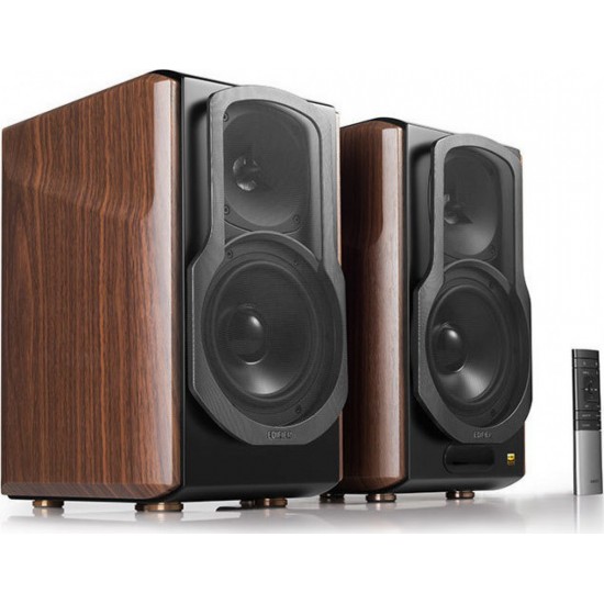 Edifier S2000MK III Αυτοενισχυόμενα Ηχεία με Bluetooth 130W Καφέ