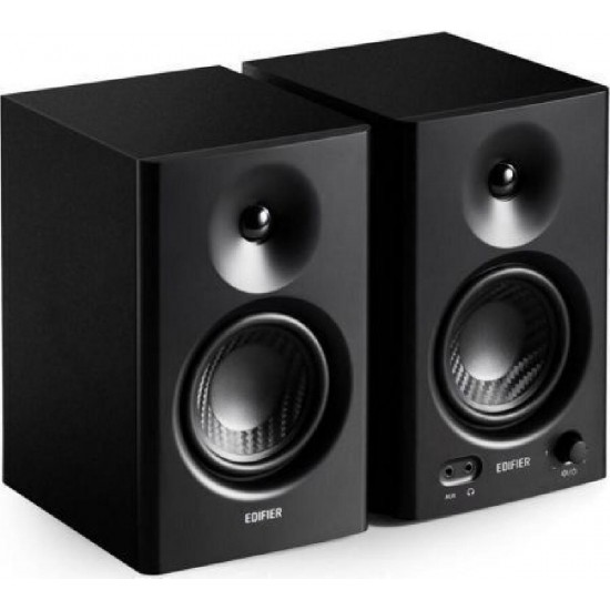 Edifier MR4 Ηχεία Υπολογιστή 2.0 με Ισχύ 21W σε Μαύρο Χρώμα