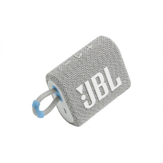 JBL Go 3 Eco Αδιάβροχο Ηχείο Bluetooth 4.2W Λευκό