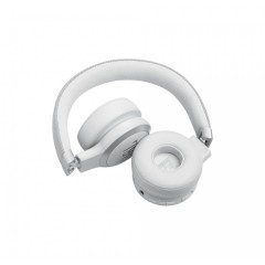 JBL Tune 670NC Λευκά Ασύρματα/Ενσύρματα On Ear Ακουστικά (JBLT670NCWHT)
