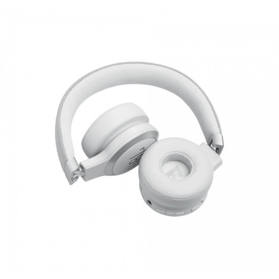 JBL Tune 670NC Λευκά Ασύρματα/Ενσύρματα On Ear Ακουστικά (JBLT670NCWHT)