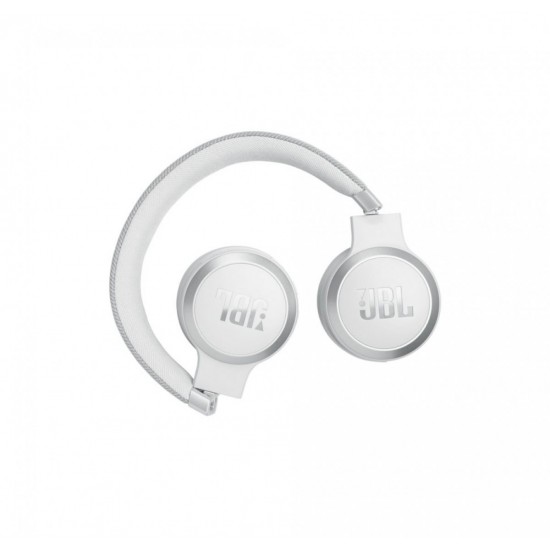 JBL Tune 670NC Λευκά Ασύρματα/Ενσύρματα On Ear Ακουστικά (JBLT670NCWHT)