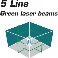 Total (TLL305205) Αλφάδι Laser Αυτό-οριζοντιούμενο 0-20 με Πράσινες Ακτίνες