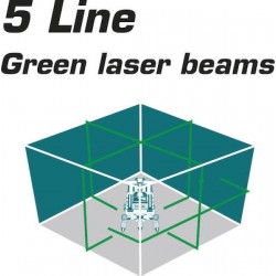 Total (TLL305205) Αλφάδι Laser Αυτό-οριζοντιούμενο 0-20 με Πράσινες Ακτίνες