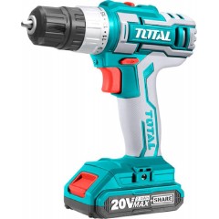 Total Σετ Δραπανοκατσάβιδο & Πιστολέτο 20V με 2 Μπαταρίες 2Ah και Θήκη (TCKLI2008)