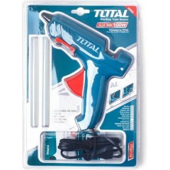 Total (TT101116) Ηλεκτρικό Πιστόλι Θερμοκόλλησης 100W για Ράβδους Σιλικόνης 11.2mm