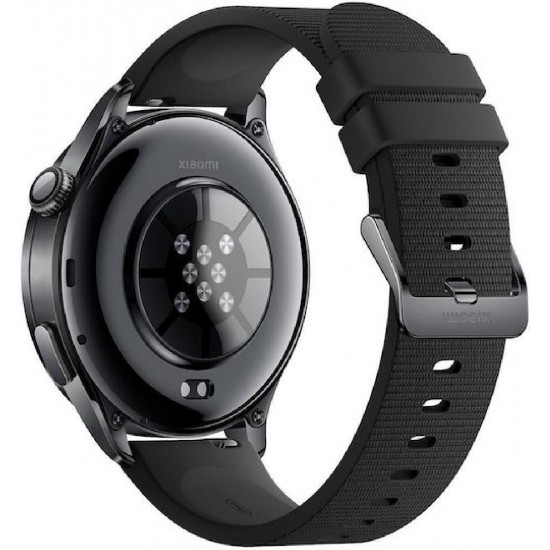 Xiaomi Watch 5 Stainless Steel 47mm Αδιάβροχο με Παλμογράφο (BHR07WRGL) Black