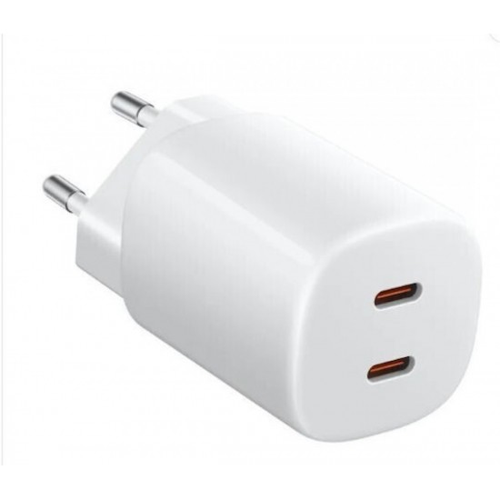 Xiaomi Φορτιστής Χωρίς Καλώδιο με 2 Θύρες USB-C 45W Power Delivery (BHR087OEU) Λευκός