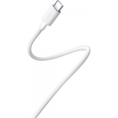 Xiaomi 3A Braided USB-C to USB-C Cable 1m (BHR0878GL) White