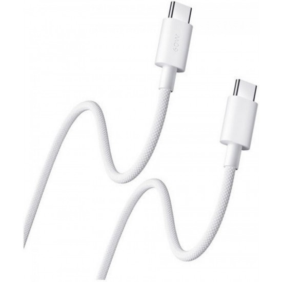 Xiaomi 3A Braided USB-C to USB-C Cable 1m (BHR0878GL) White