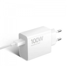 Xiaomi Φορτιστής GaN με Θύρα USB-A και Καλώδιο USB-C 100W Quick Charge 3.0 Λευκός (BHR095VEU)