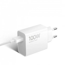 Xiaomi Φορτιστής GaN με Θύρα USB-A και Καλώδιο USB-C 100W Quick Charge 3.0 Λευκός (BHR095VEU)