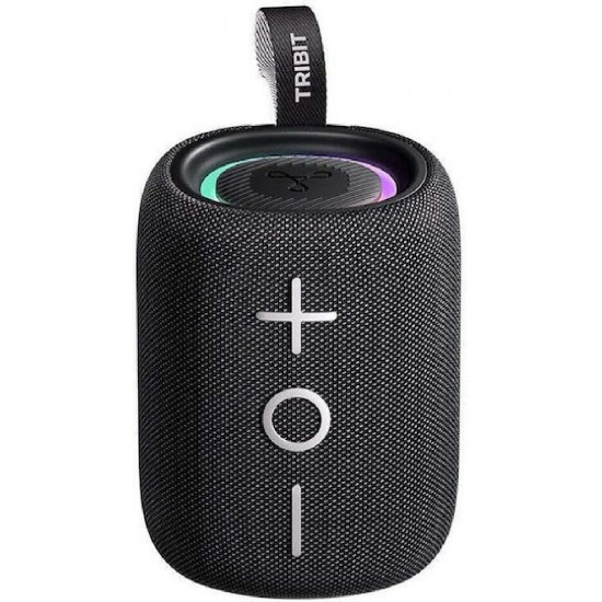Tribit Stormbox Mini + BTS33 Αδιάβροχο Ηχείο Bluetooth 12W με Διάρκεια Μπαταρίας έως 12 ώρες Μαύρο