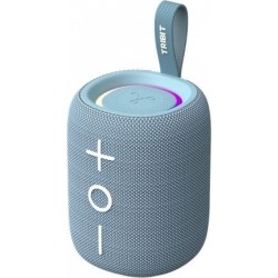 Tribit Stormbox Mini + BTS33 Αδιάβροχο Ηχείο Bluetooth 12W με Διάρκεια Μπαταρίας έως 12 ώρες Μπλε
